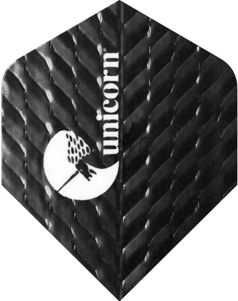 Unicorn - Dart Flights "Q.100 Plus" 3er-Pack RD2089 (Einheitsgröße) (Schwarz)