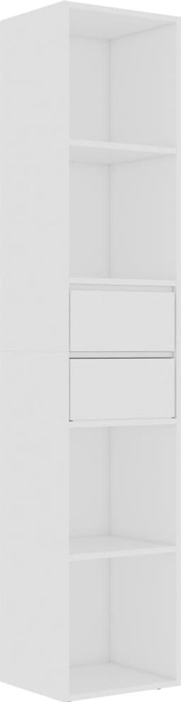 Libreria bianca 36x30x171 cm in materiale ligneo Immagine del prodotto 