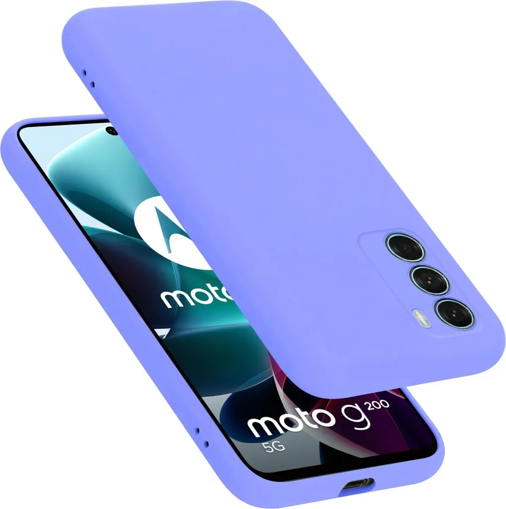 Cover Motorola MOTO G200 5G Viola Cadorabo - Design Slim TPU Etui