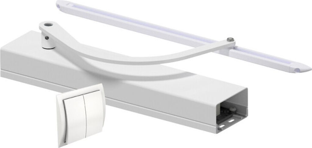 Slid'Up MW100 Elektrischer Fensterladen weiß für 1 Flügel, bis 80 cm Breite