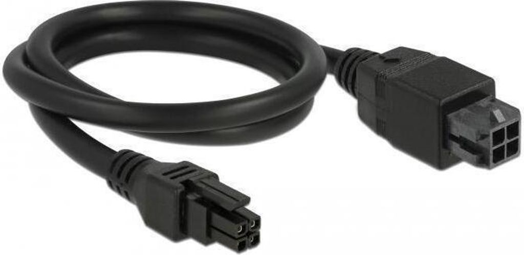Delock Micro Fit 3.0 4 Pin Verlängerungskabel Stecker > Buchse 50 cm (85378)