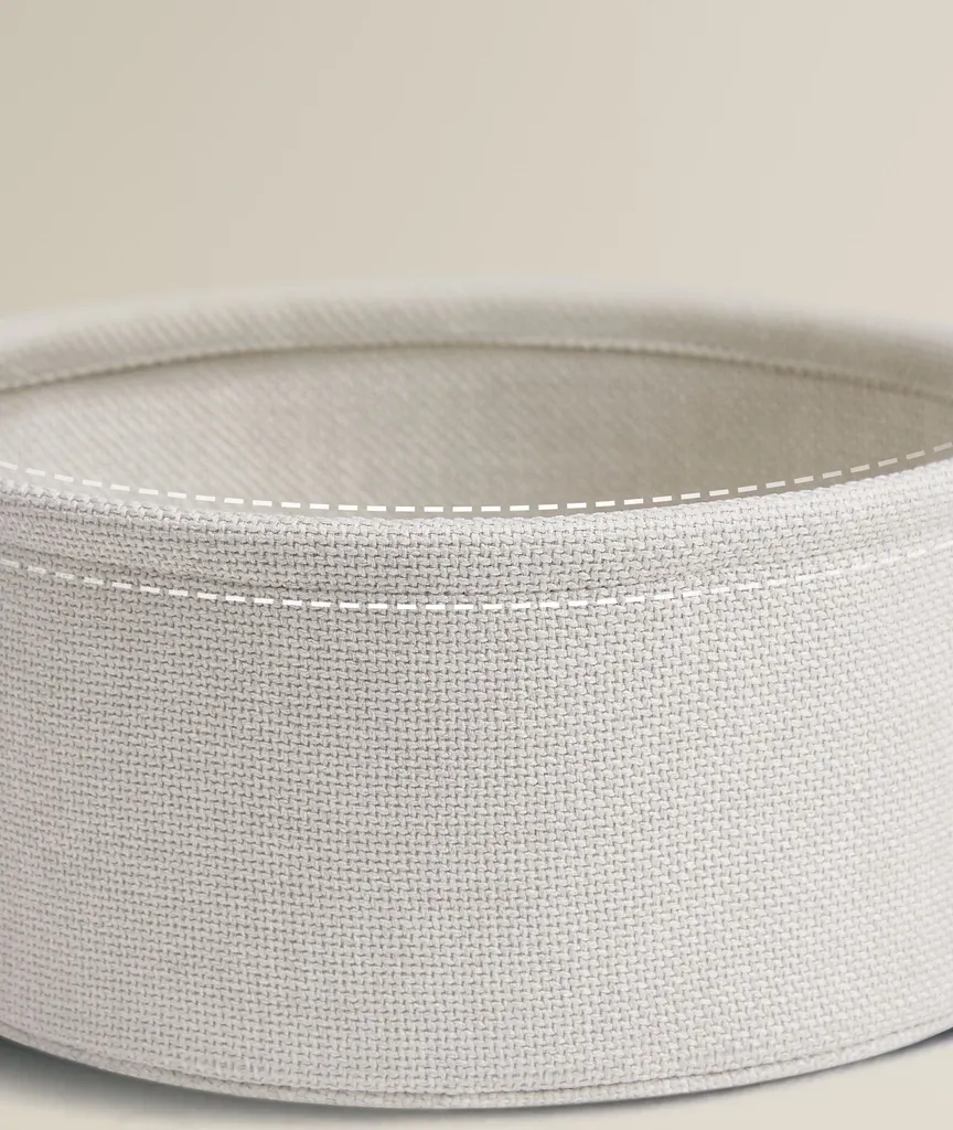 Table Basse d'Appoint de Salon avec Corbeille de Rangement en Tissu - 7