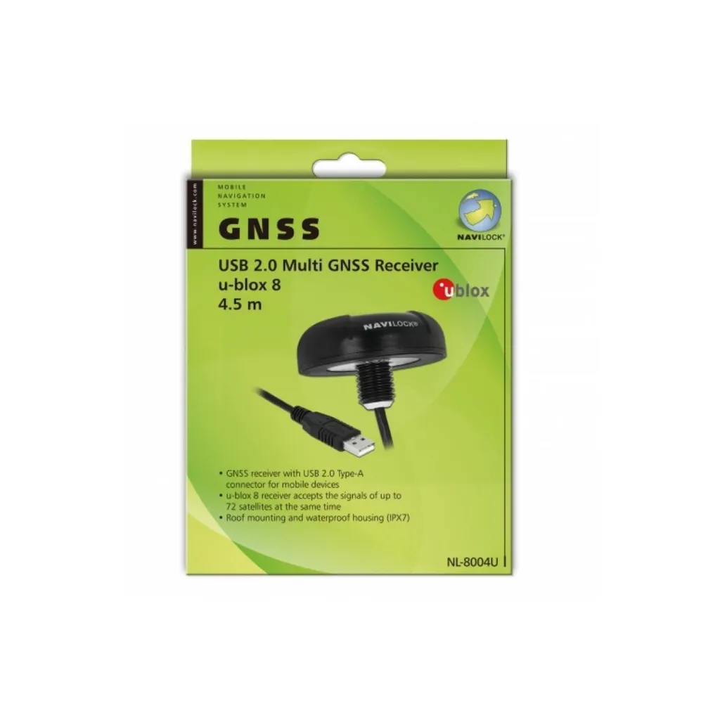 Antenne GPS USB Navilock NL-8004U Multi GNSS pour PC et PC Portable - 6