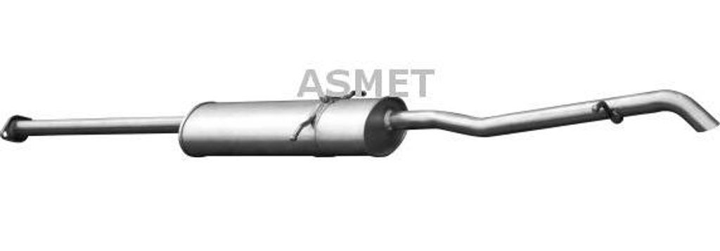 ASMET 1021 Endschalldämpfer OE 1684901221 kompatibel mit A-Klasse
