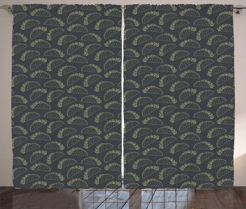 Tende Universali ABAKUHAUS 280x175 cm | Taco Tortilla Giallo Antracite