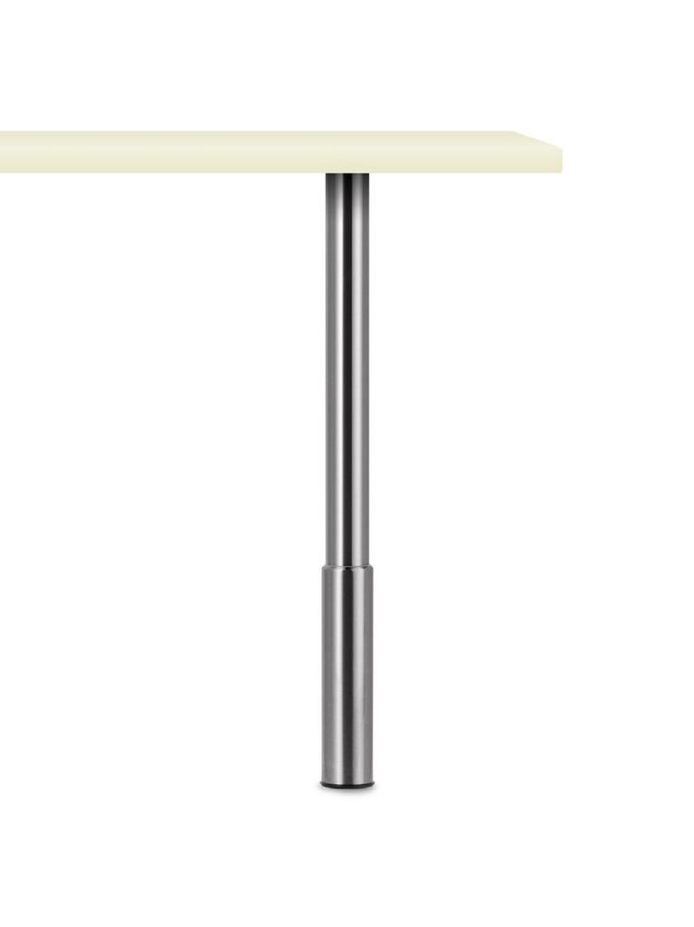 Naber Trampolo 1 rund. Stützfuß Höhe, edelstahlfarbig 700 mm - Trag-/Stützelement