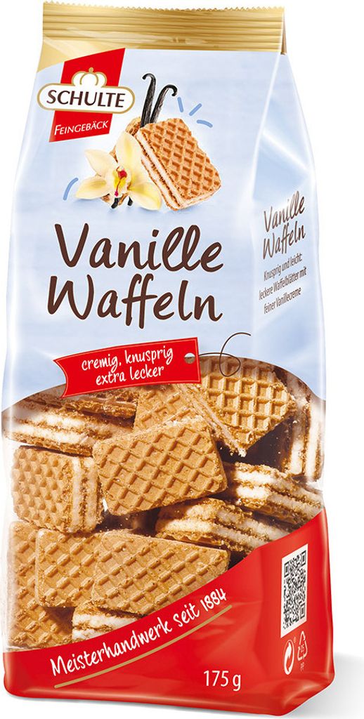 Gaufrettes à la vanille Schulte, 175g Image du produit 