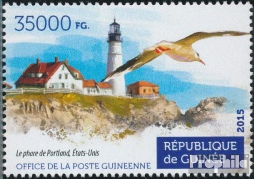 Briefmarken Guinea 2015 Mi 11192 (kompl. Ausgabe) postfrisch Leuchttürme