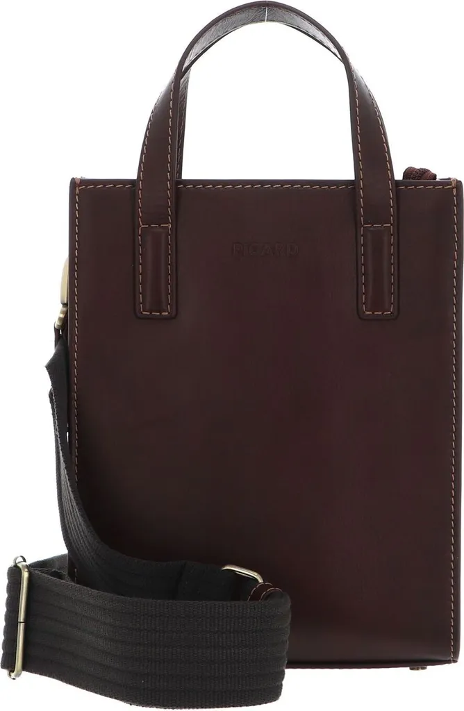 Picard Toscana sac à épaule bandoulière en cuir véritable marron châtaigne