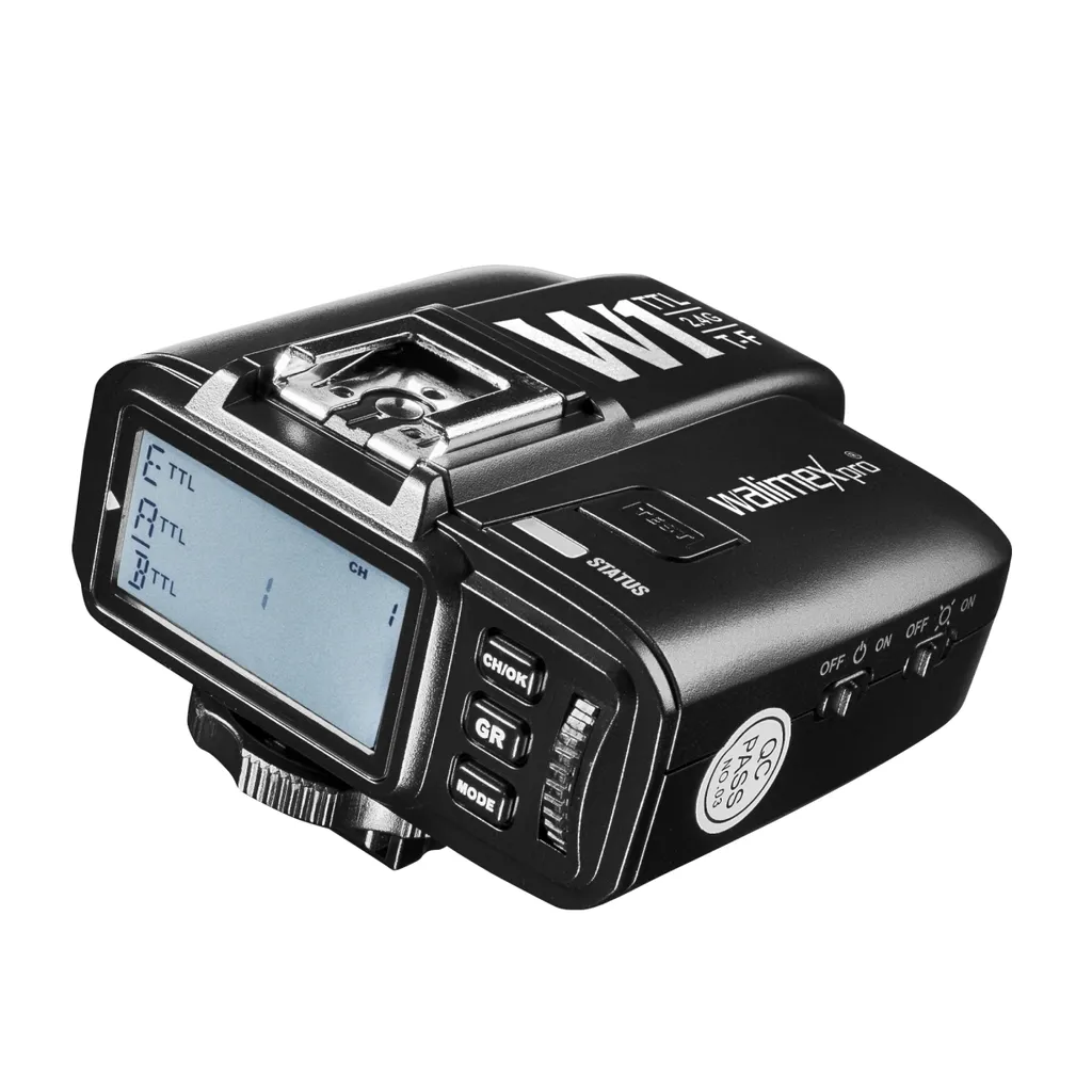 Déclencheur radio Walimex pro W1 TTL T-F pour studio et extérieur