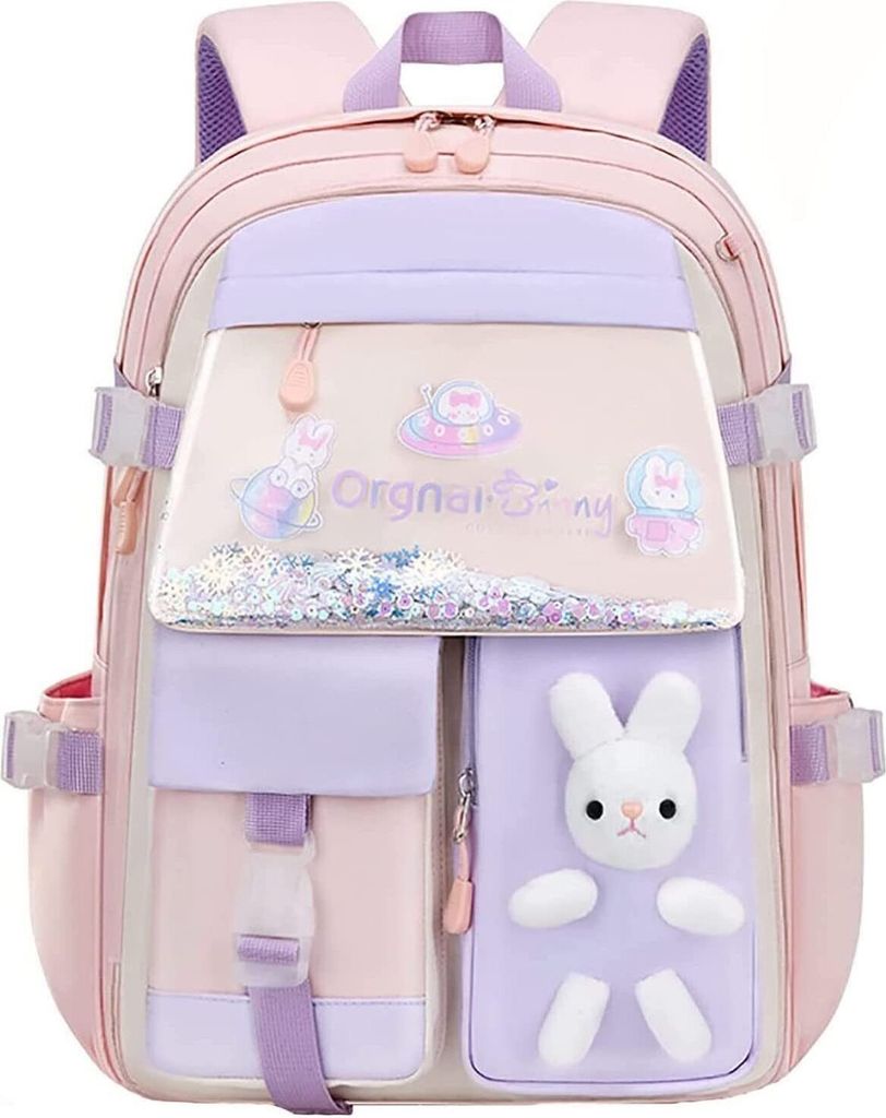 Schulrucksack für Mädchen, hohe Kapazität, Produktbild 