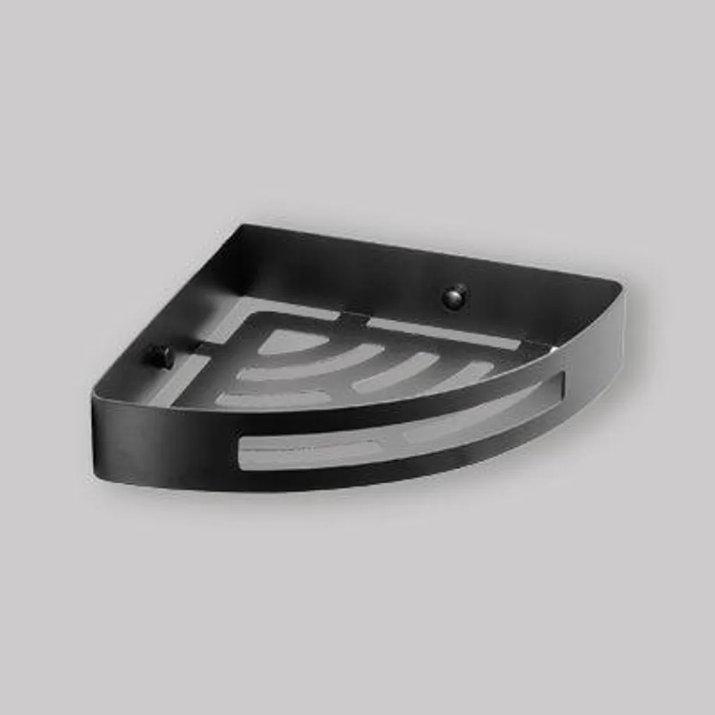 Tablette d'angle Gedy Smart noir mat 247914 - Étagère de douche Sapho - 3