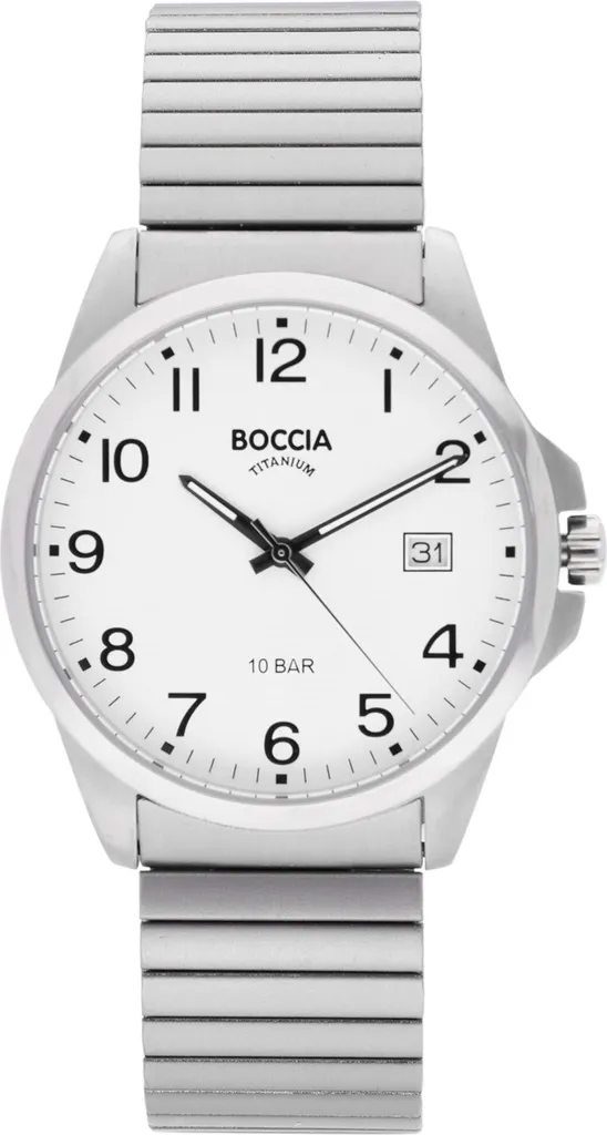 Montre anti-allergie Boccia 3671-04 en titane fini les irritations