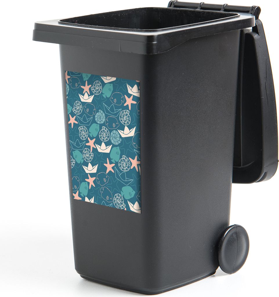 MuchoWow - Mültonnen-sticker - Sticker - Aufkleber für die Mülltonne