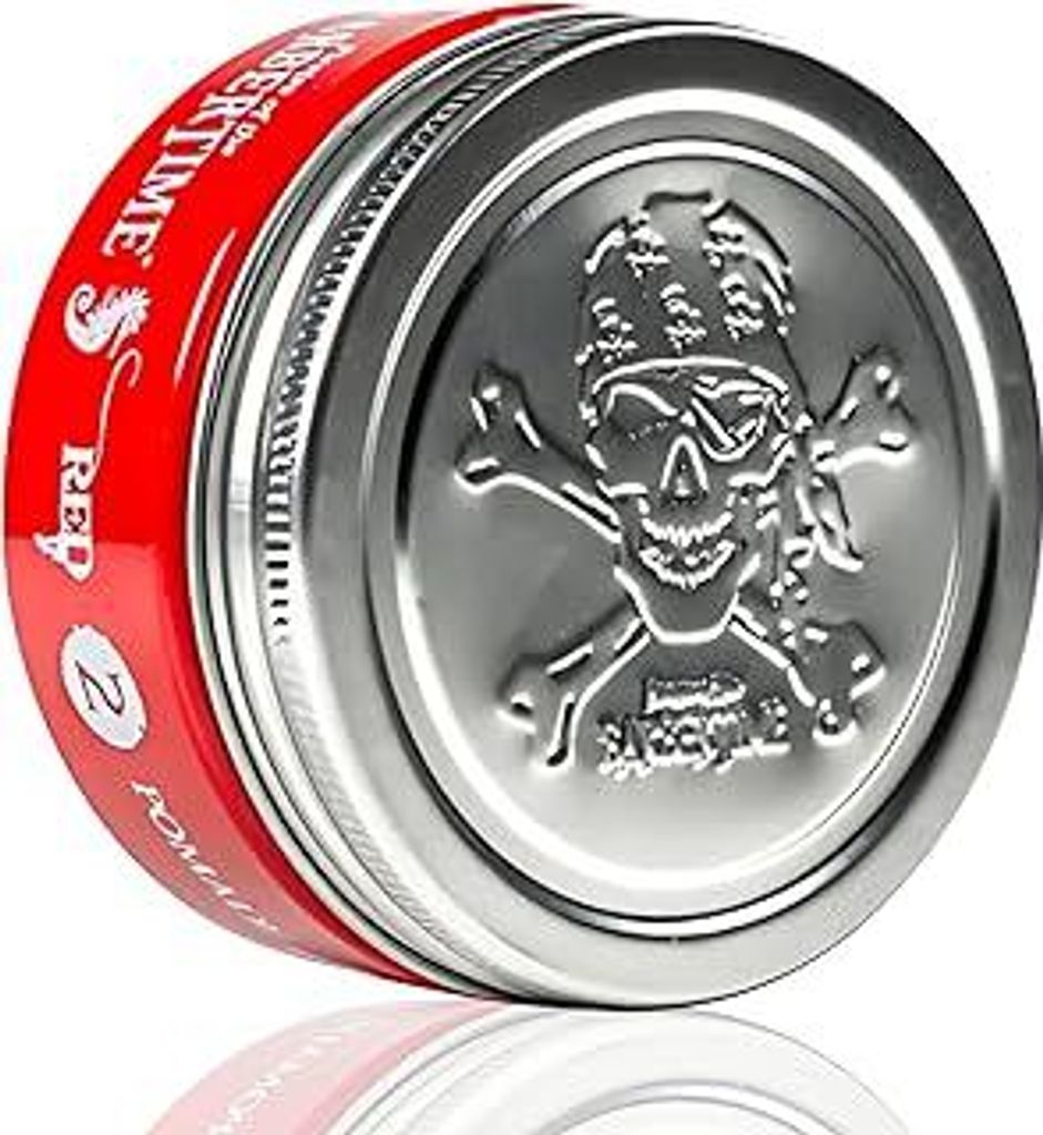 Barbertime No.2 – (150ml) Wasserbasierte Haarpomade für Männer | Starker Halt & Mittlerer Glanz | Haarwachs für Männer | frischer Mango Duft ...