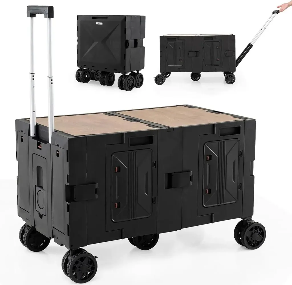 Chariot de jardin pliable 150L : fini le mal de dos pour tout transporter