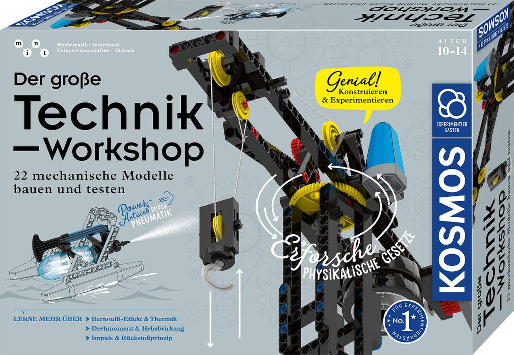 Kosmos Der große Technik-Workshop, Experimentierkasten