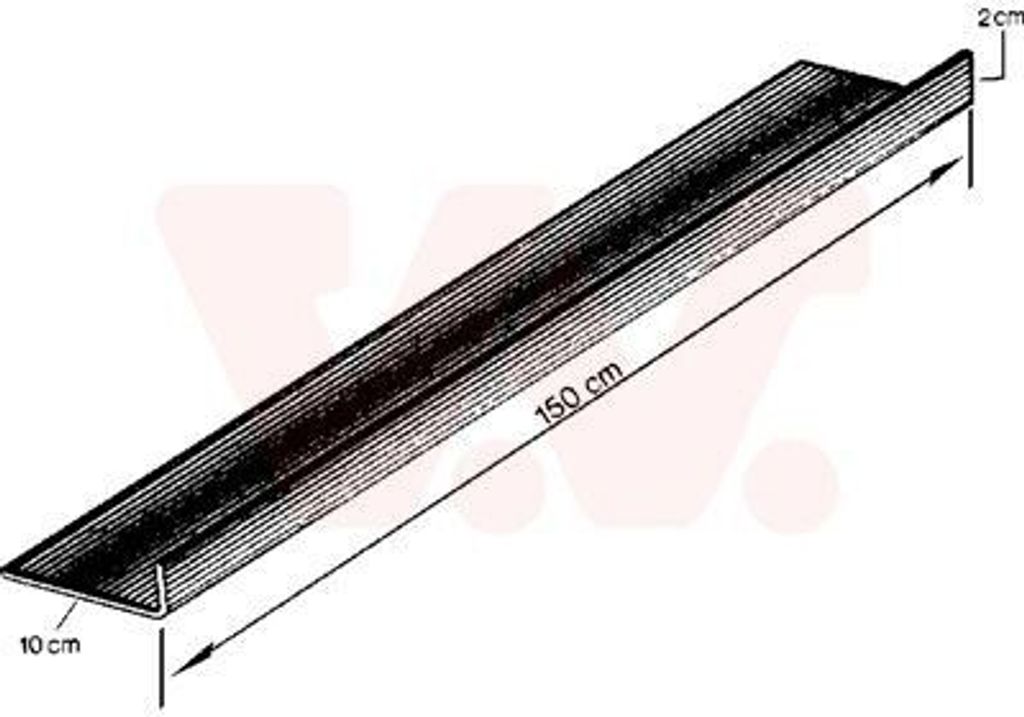 VAN WEZEL Profilblech 9902.07 1500mm 100mm 20mm