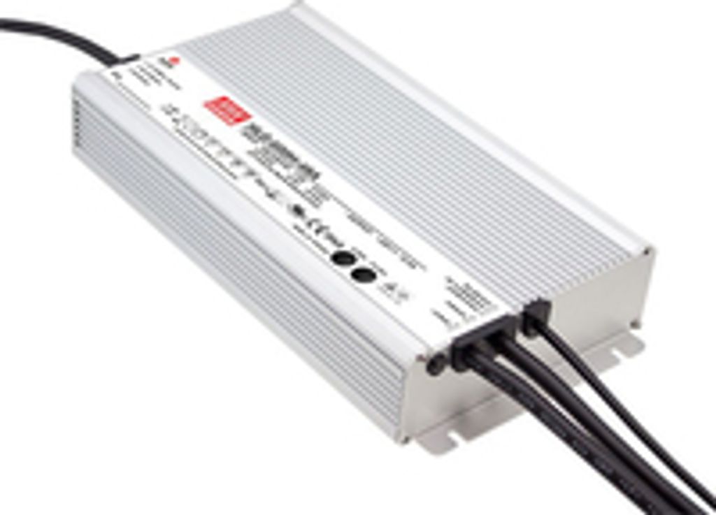 Meanwell MEAN WELL HLG-600H-24B - Metallisch - 90 - 305 V - 47 - 63 Hz - 144 mm - 48,5 mm - 280 mm