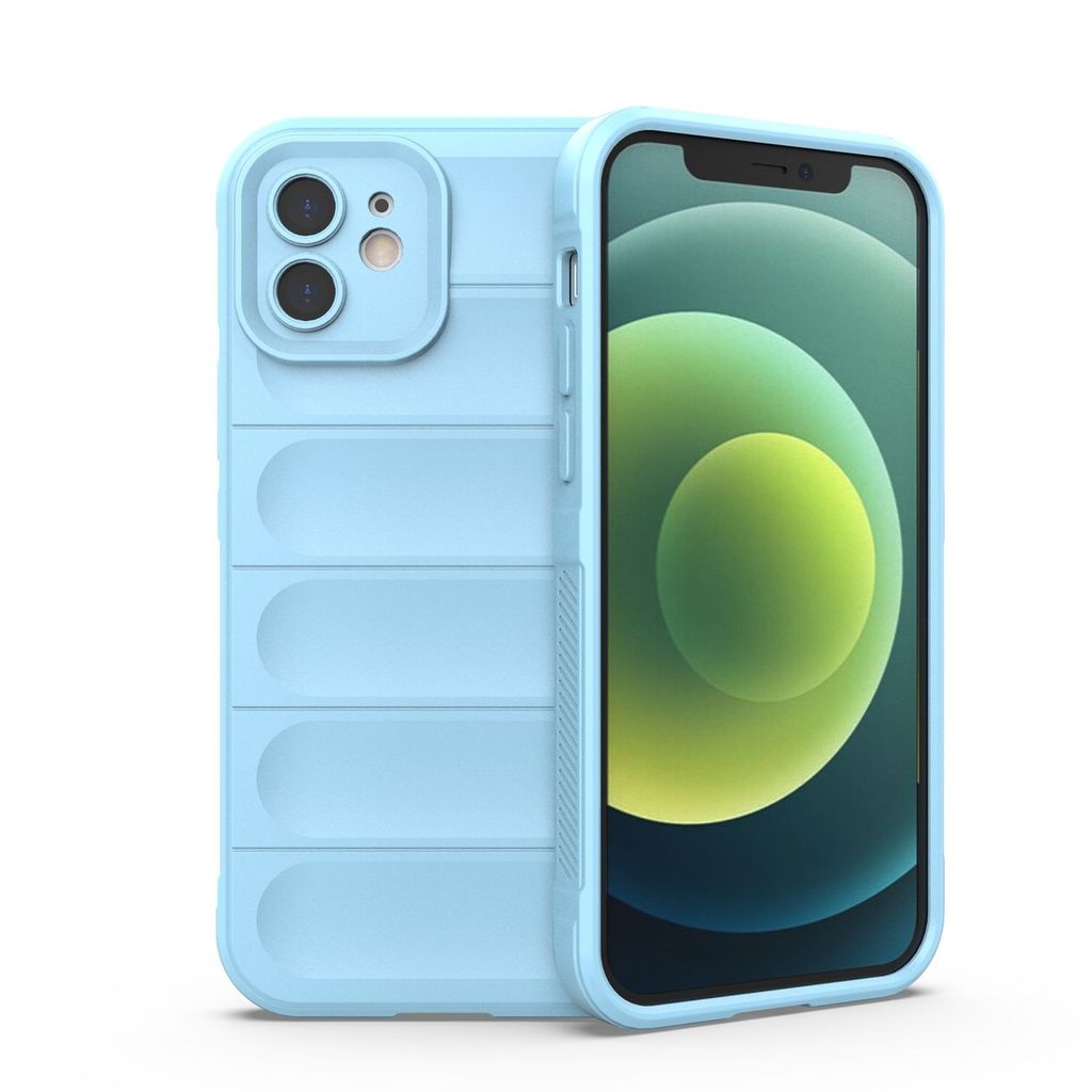 Magic Shield Case Bumper Cover Hülle Kameraschutz kompatibel mit Samsung Galaxy A13 5G Hellblau