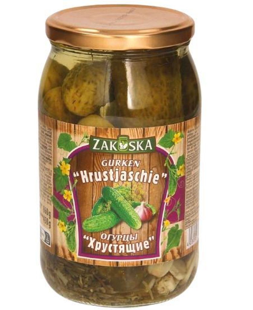 Zakuska Eingelegte Gurken “Hrustjaschie” – 900 ml Produktbild 