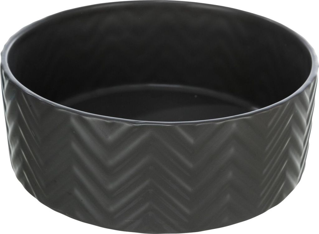 TRIXIE Keramiknapf - schwarz - 1,6 l/ø 20 cm Produktbild 