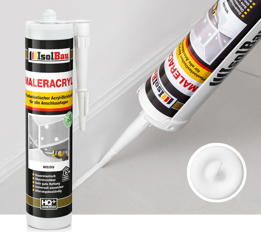Maleracryl 300ml Dichtmasse Acryl Dichtstoff - Maleracryl 300ml | Deutschland Acryl Dichtstoff Innen Außen