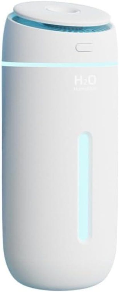 Mini Luftbefeuchter mit Nachtlicht 400ml, leiser USB Aroma Diffuser für Schlafzimmer, Hautpflege & ruhigen Schlaf