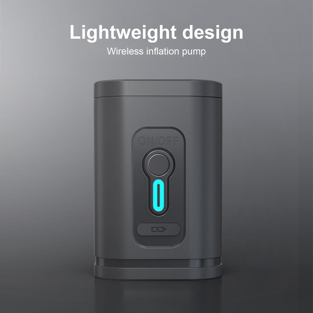 1 Set Electric Air Pump tragbare wiederaufladbare Luftpumpe Schwimmbad Luftmatratze Pumpe für Home Camping Beach