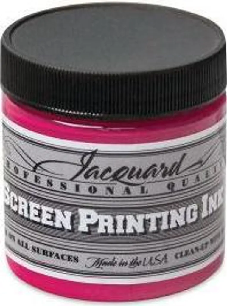 Encre sérigraphique Jacquard 118 ml rouge rubis pour textile et tissu