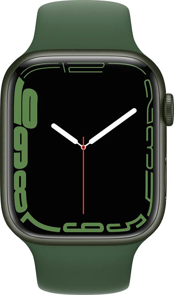 Montre connectée Apple Watch S7 45mm Vert avec Bracelet Sport et 4G LTE