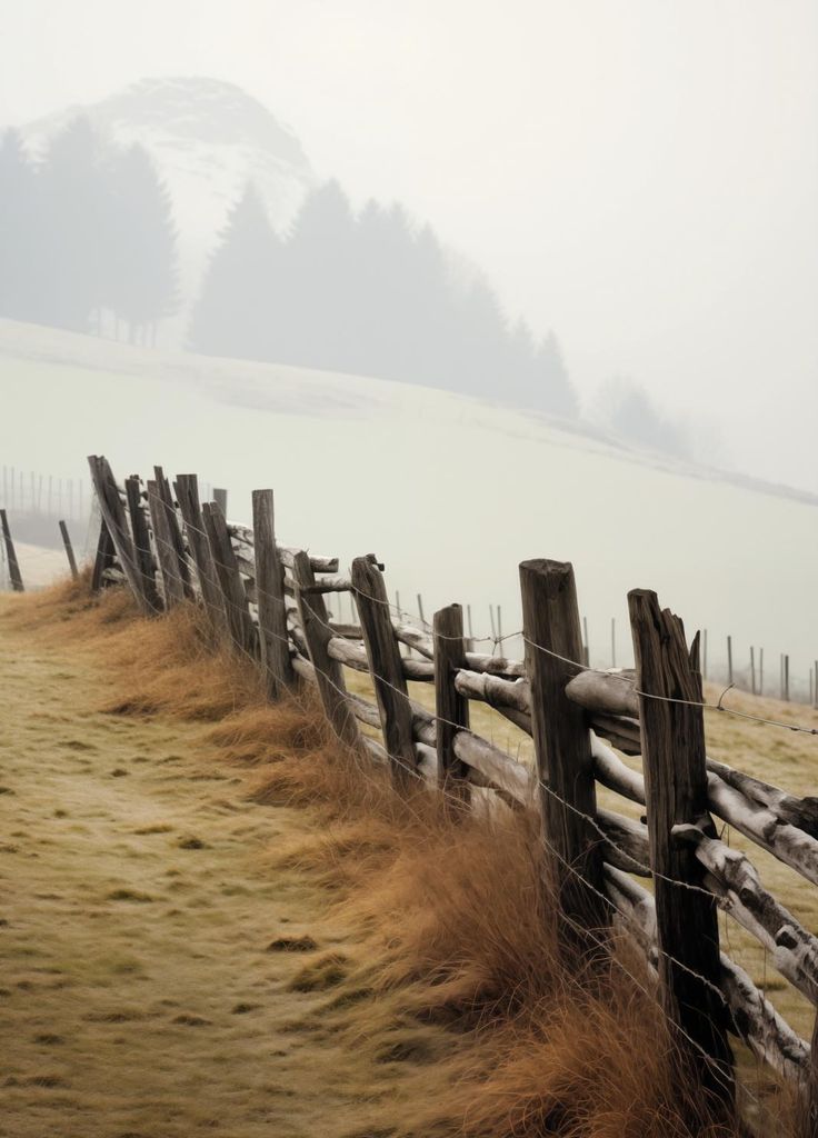 Plakat 39,5x55cm Vom Nebel Umhüllt