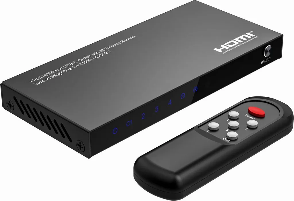 Sélecteur Switch HDMI et USB-C 8K - Switch Bidirectionnel MicroConnect