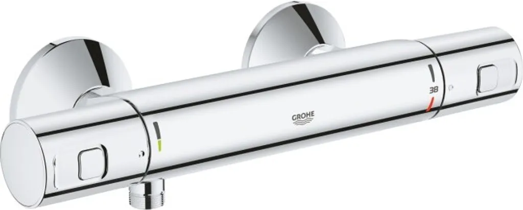 Robinet Thermostatique de Douche Mural GROHE Precision Start en Chrome