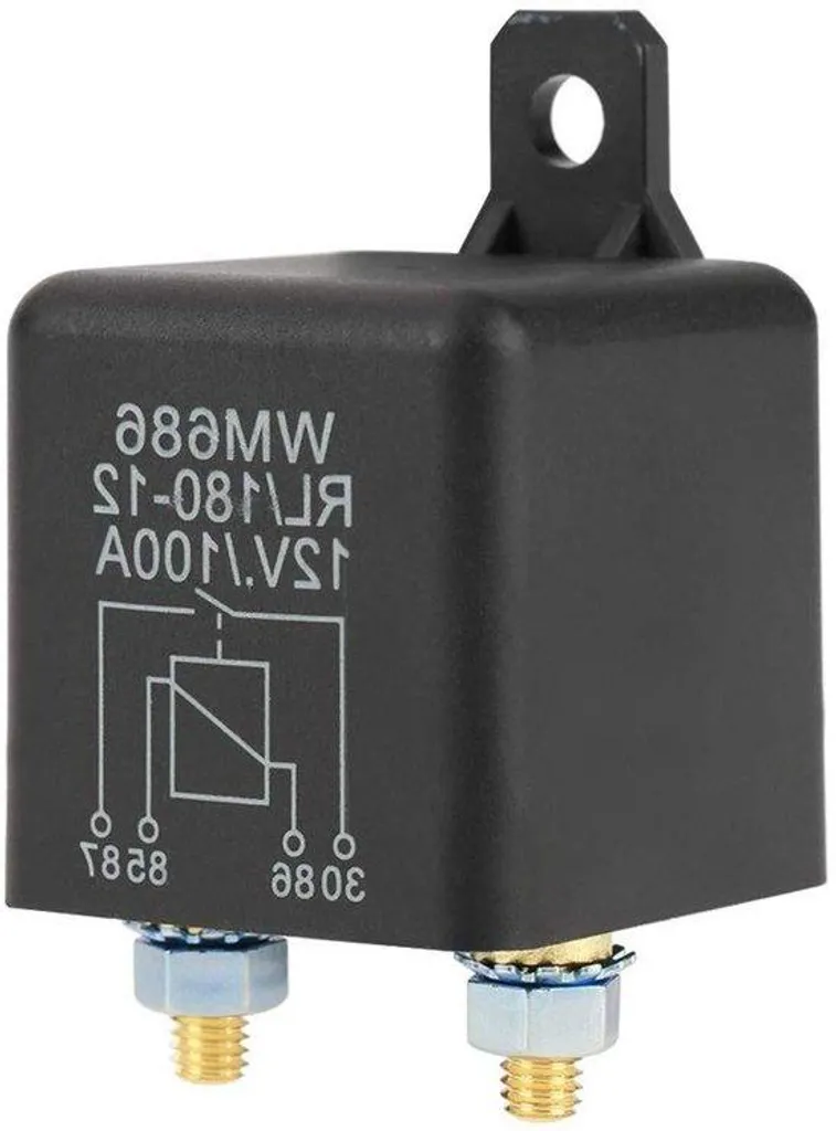 Relais démarreur 12V 100A pour gestion batterie de voiture pro