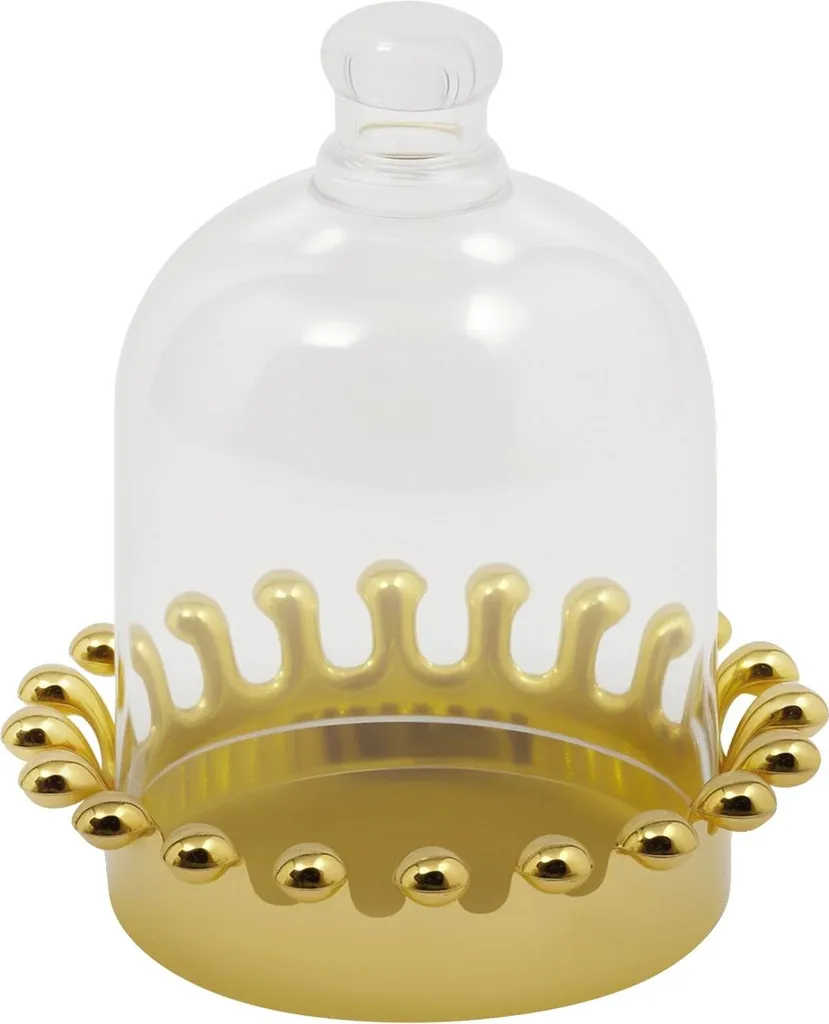 Set Contenitori Dolciumi Oro Elegante - Plastica Resistente per Eventi - 1