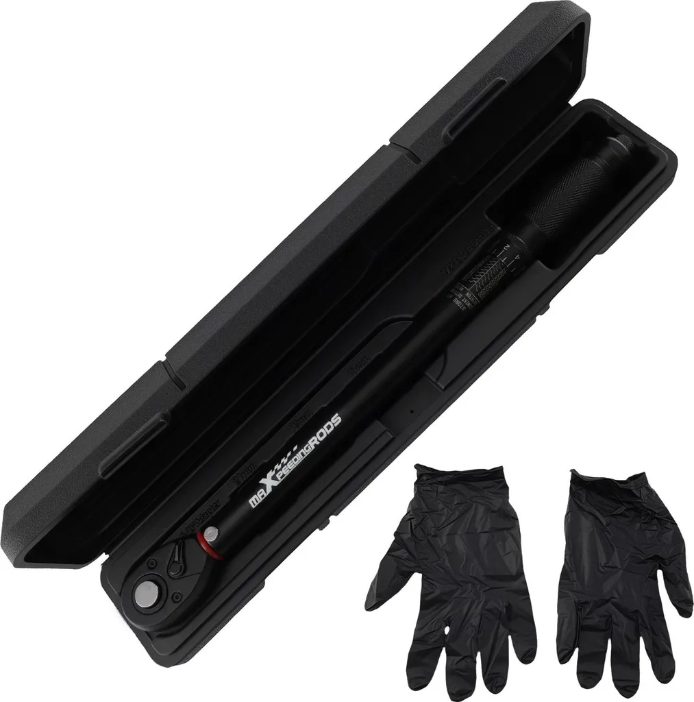 Clé dynamométrique 1/2 pouce 20-200 Nm en acier 40Cr avec coffret