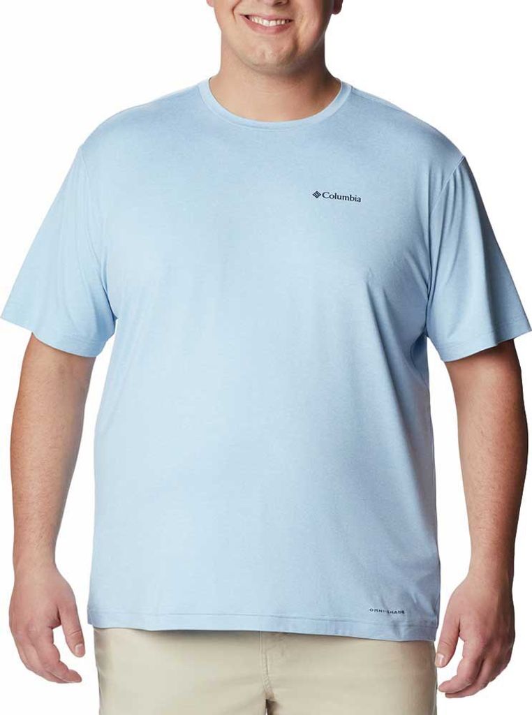 Columbia Tech Trail Graphic Kurzarm-t-shirt Blau M Mann Blau M