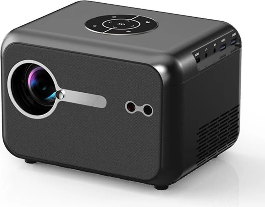 Mini projecteur pour chambre ZELURXX WiFi compatible Netflix et YouTube
