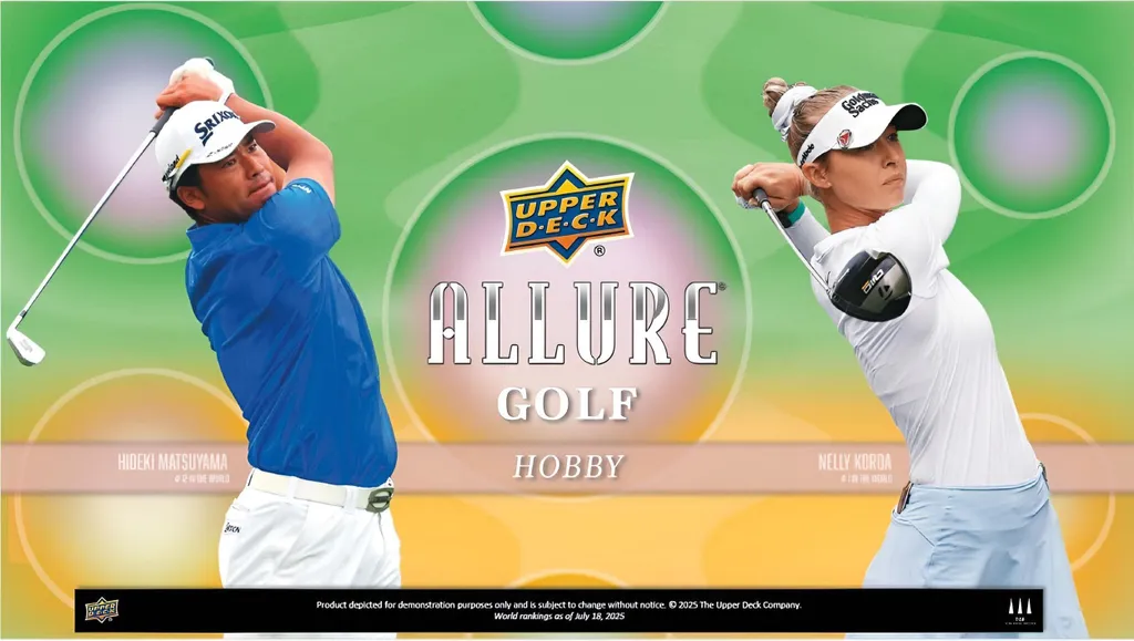 Cartes à collectionner Allure Golf 2026 Upper Deck édition collector
