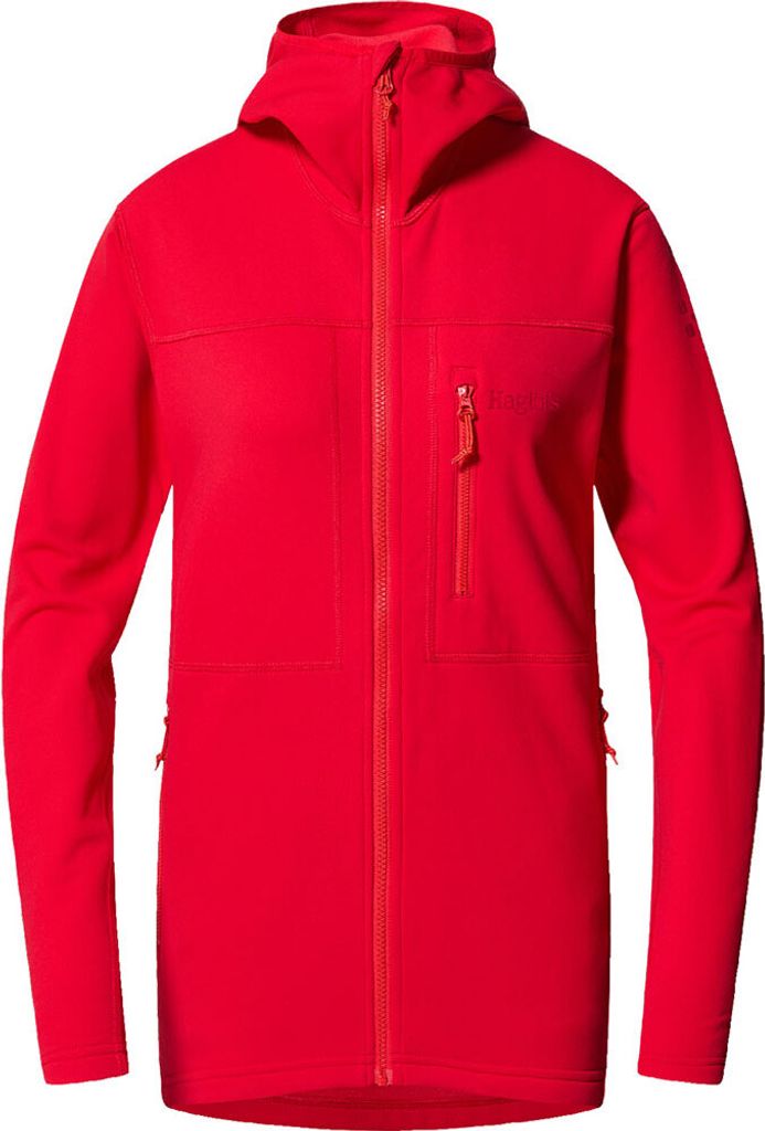 Haglofs Rosson Mid Fleece Mit Durchgehendem Reißverschluss Rot XS Frau Rot XS