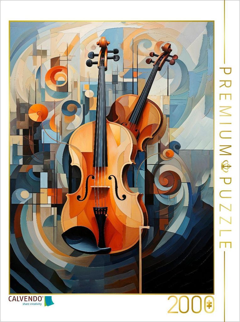 CALVENDO Puzzle Die Geige | 2000 Teile Lege-Größe 90x67cm Produktbild 