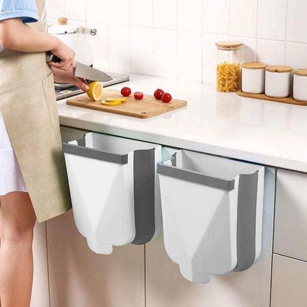 Panneau de nettoyage pliable 6L gris avec accroche murale pratique