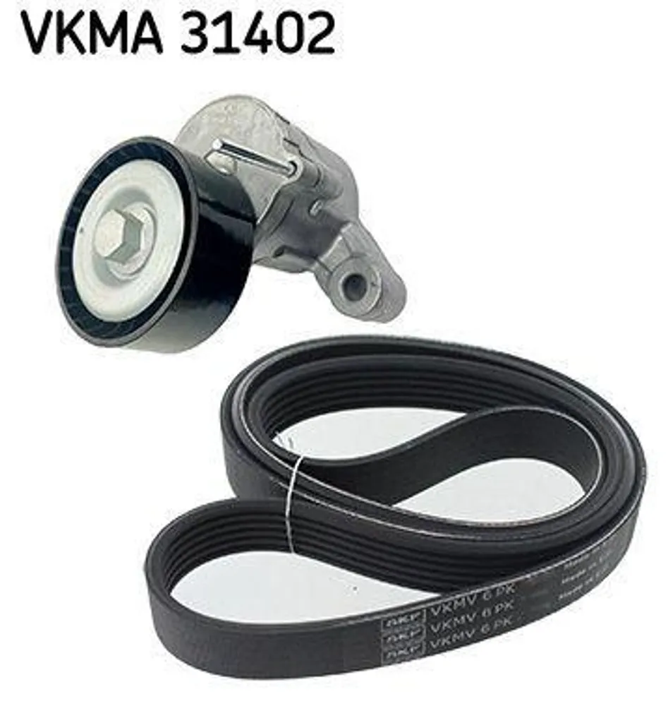 Fini les Sifflements : Kit Courroie Striée pour VW 1.4 TDI Robuste