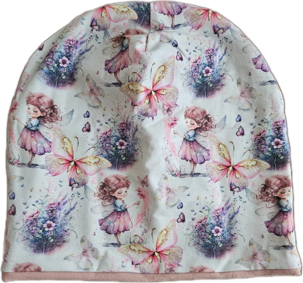 Cappellino Bambini Vídla Bianco e Rosa KP30136 - Protezione Soft