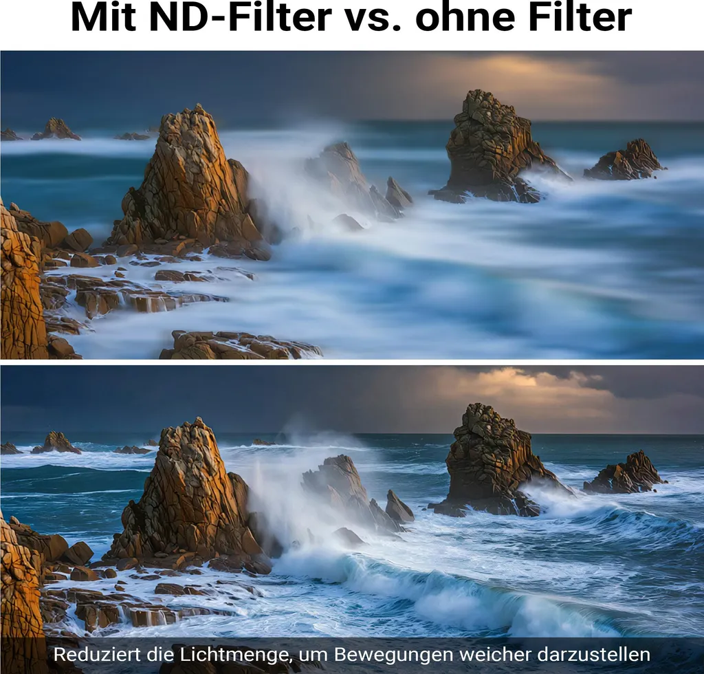 Filtre Gris Variable Walimex pro ND2-ND400 Slim Super DMC 55 mm Pro