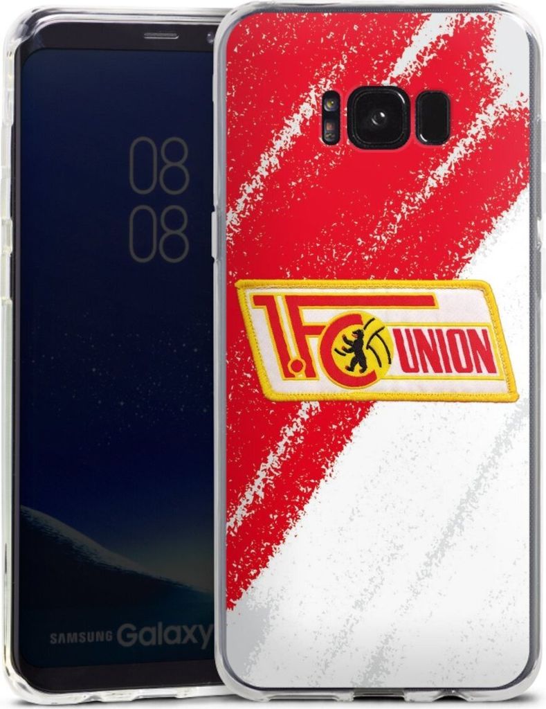 DeinDesign Handyhülle für Samsung Galaxy S8 Plus Silikon Hülle Case Smartphone Schutzhülle 1. FC Union Berlin Logo Offizielles Lizenzprodukt