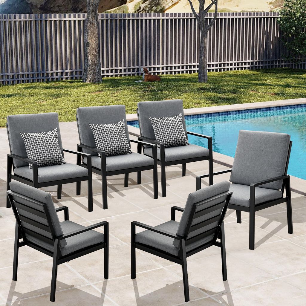 MeXo 6er set Stühle, Gartenmöbel-Sets Frei Kombination, Produktbild 