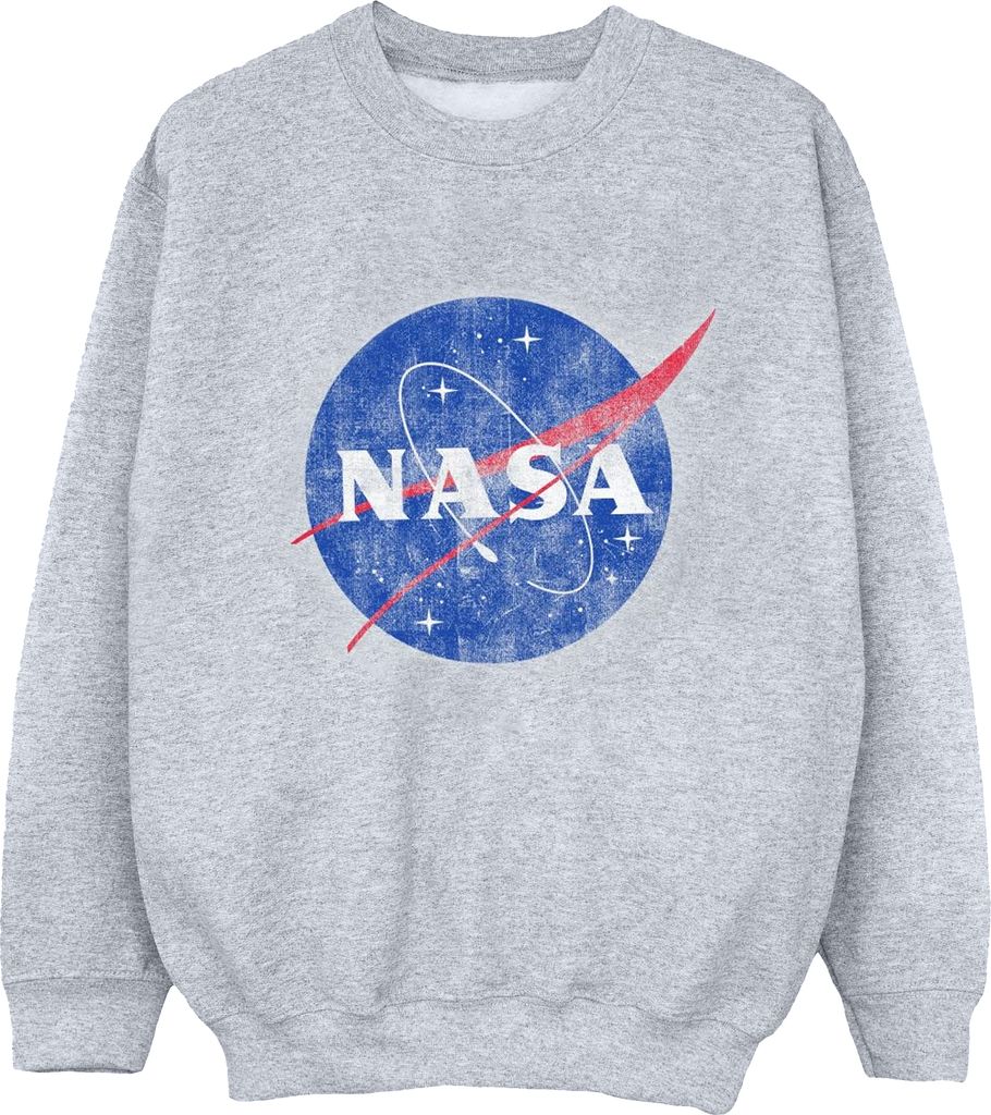 NASA - Sweatshirt für Mädchen BI942 (116) (Grau)