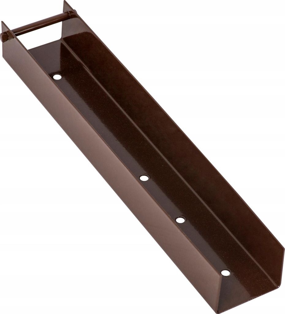 Brauner Zaunverbinder 50x200 mm, verzinkt & stark